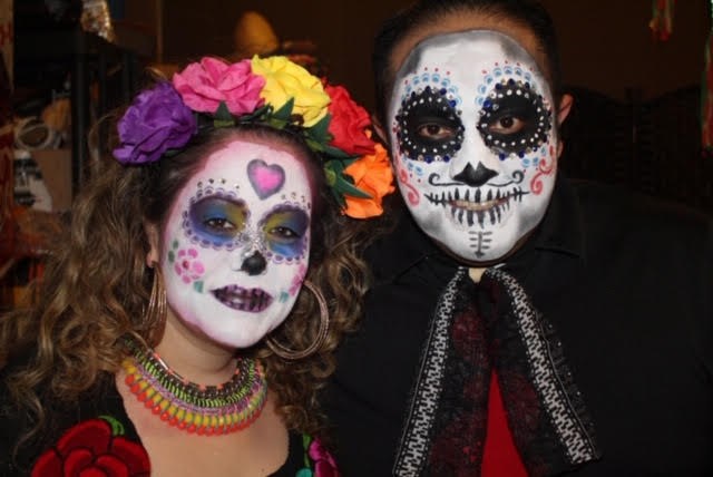 Debra and Edson Nava had their first anniversary Nov. 1 as the new owners of La Mexicanada with a Day of the Dead celebration. Submitted photo/Jackie Kozak 