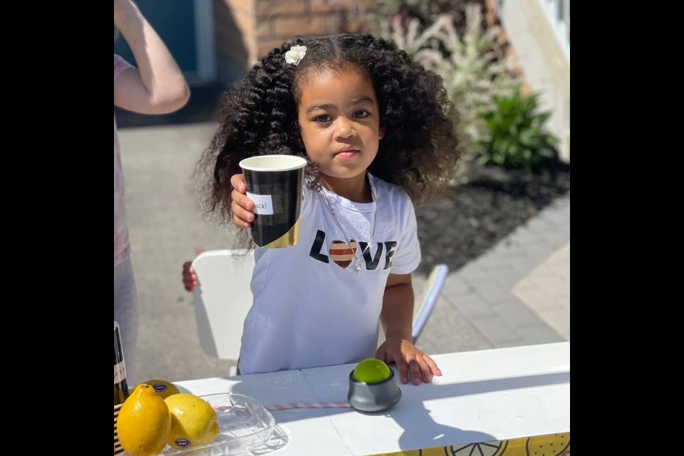 Four-year-old Ariella will have her last Lemonade Stand of the season this Sunday at 3 p.m. 