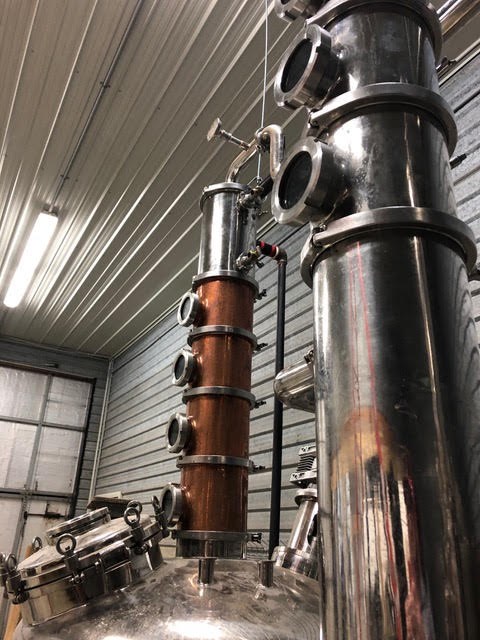 Behind the scenes of the production line at Yongehurst Distillery. Submitted photo