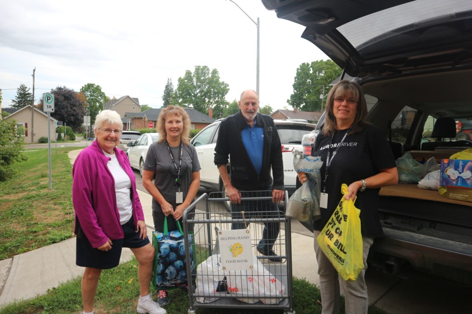 Aurora Cannabis makes donation to local food bank - Bradford News