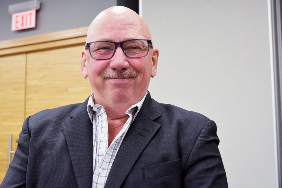 BWG Councillor Mark Contois took the challenge to 'Grow a Mo' for the month of November. Miriam King/Bradford Today