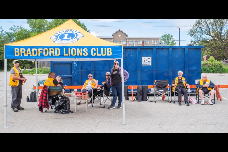 The Bradford Lions E-waste Drive on Saturday May 28, 2022