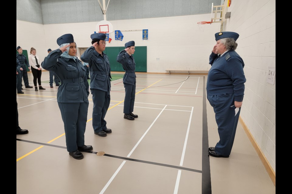 Members of the 37 Orville Hand Air Cadets Squadron were promoted recently.