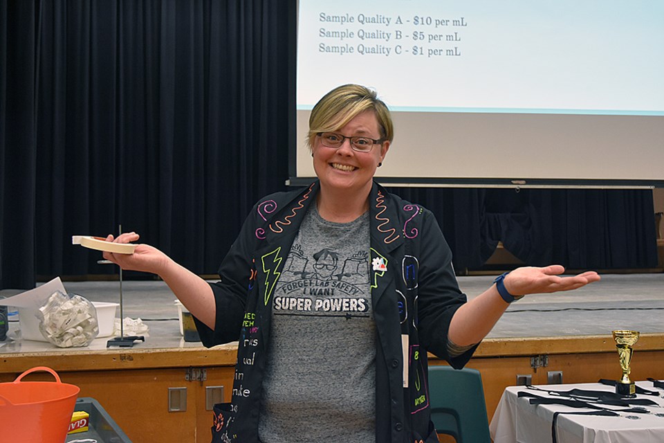 Teacher Andrea Attridge organizes the Science Olympics. Miriam King/BradfordToday