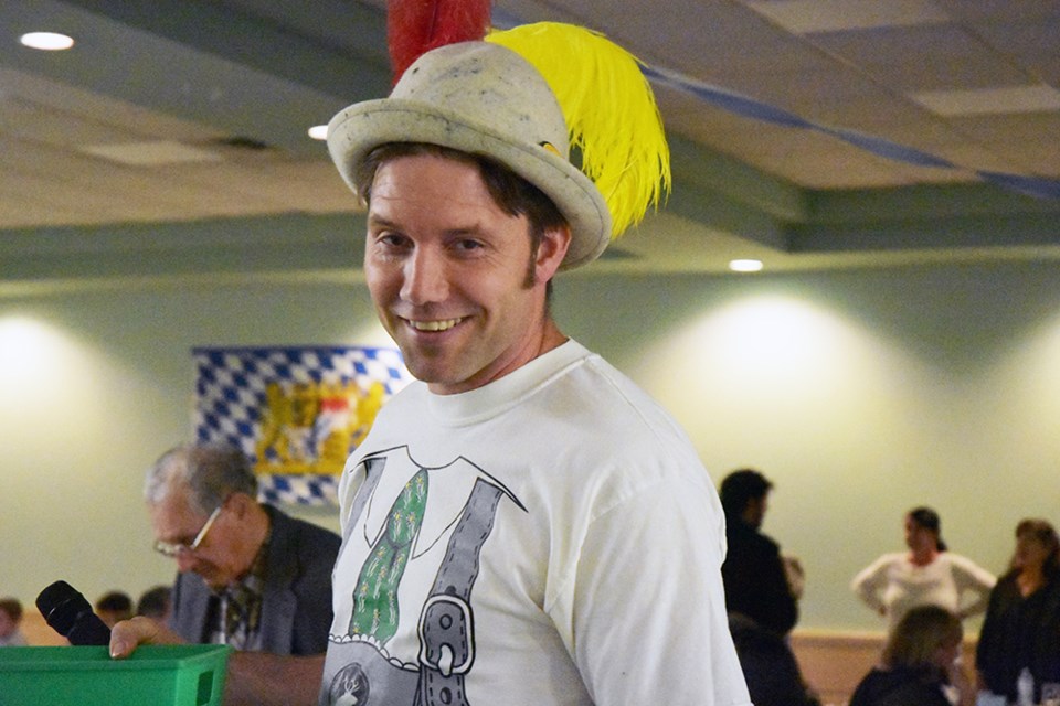 Youth Minister Ray Reitzel helped organize Oktoberfest at Holy Martyrs of Japan Catholic Church, a fundraiser for youth programs at the church. Miriam King/BradfordToday