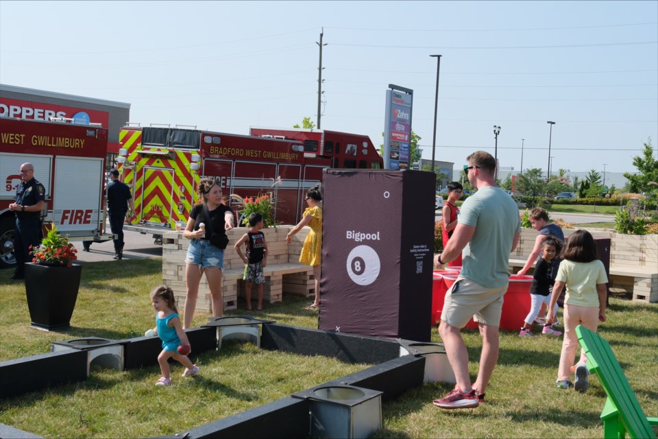 The Bradford Patio event took place Aug. 15 at the 500 Holland St. W. plaza.