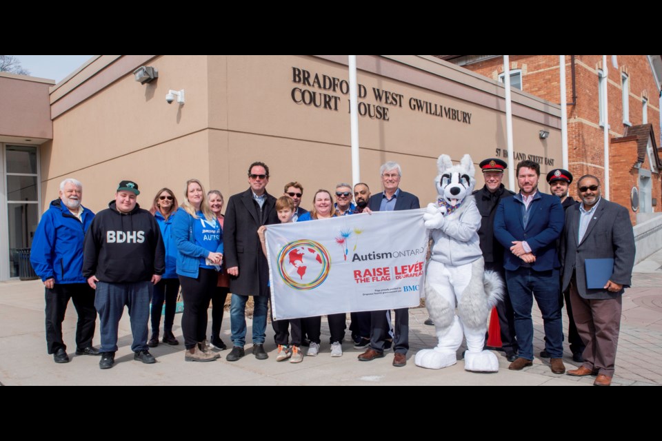 Autism Awareness Day flag-raising April 2, 2022