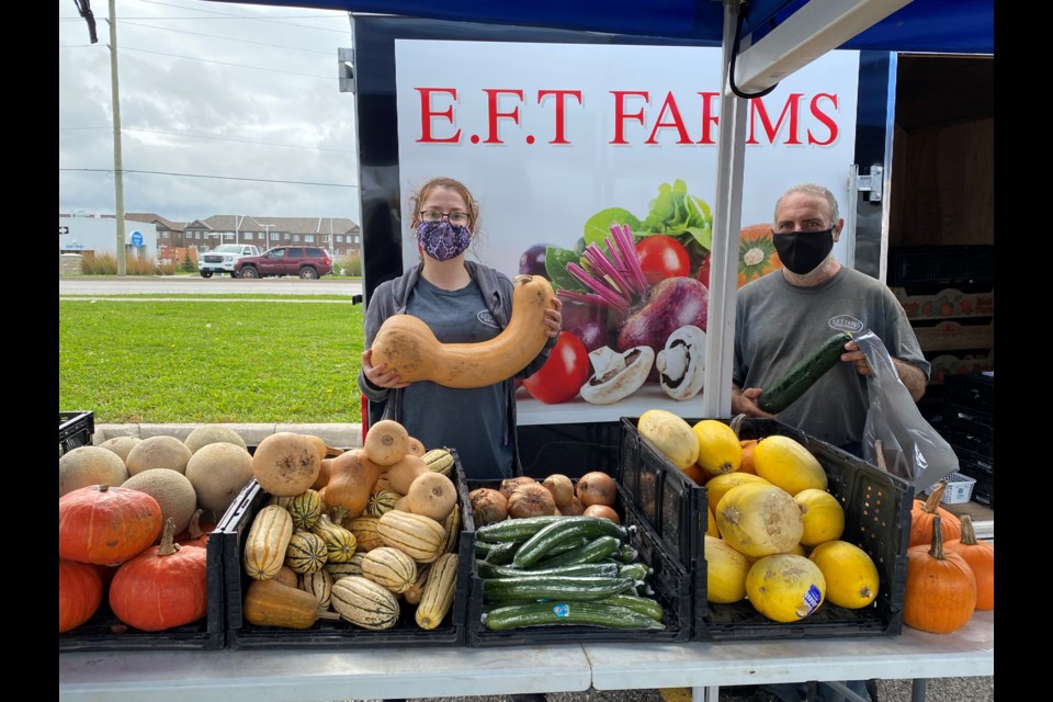 EFT Farms ready for Thanksgiving at the Bradford Farmers’ Market