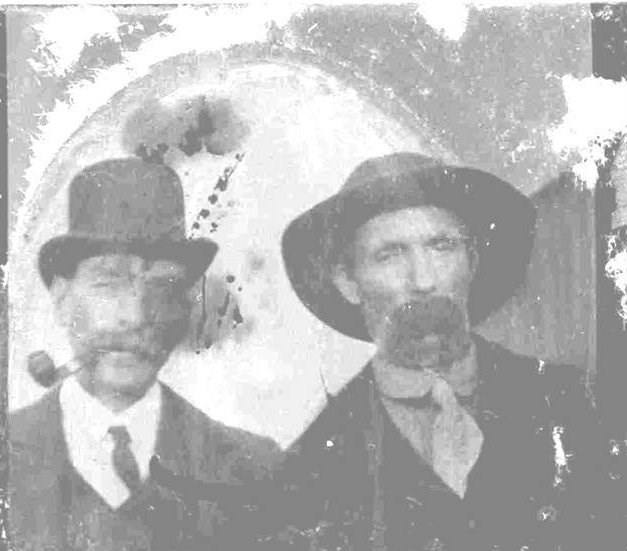 Alfred (Perch) Lowe, left, and his brother, Henry (Sank) Lowe, right. Submitted photo 