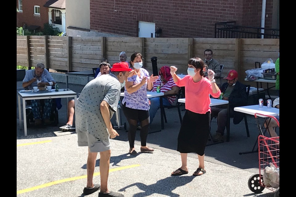 The Bradford LOFT House Goodbye Summer barbecue provided a good opportunity for dancing in the sun.