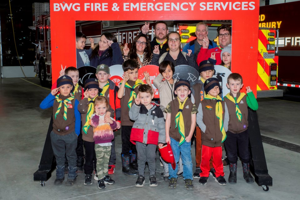 The Beavers Scout Group had a visit to the BWG Fire Station Wednesday night.