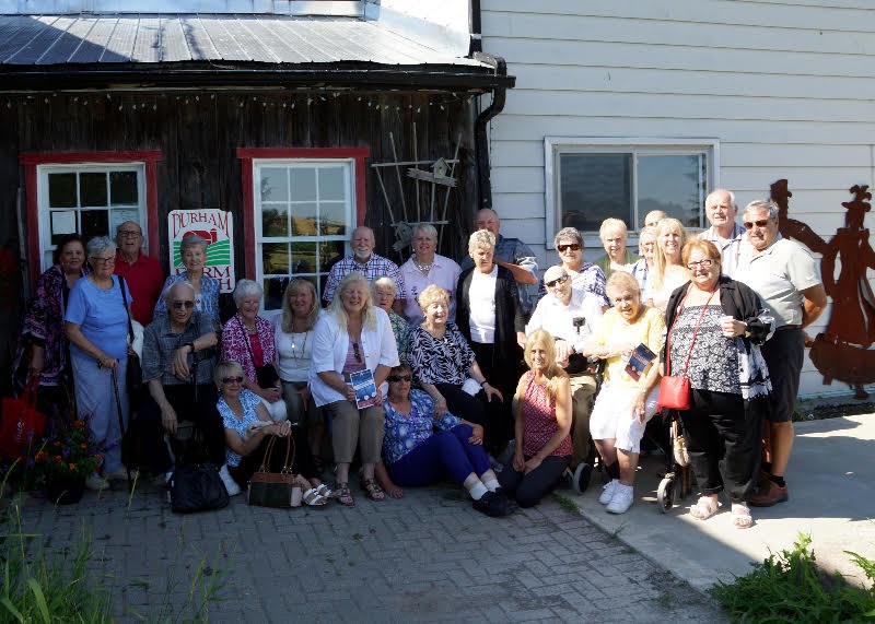 Members of the Happy 60s seniors  bid euchre club travelled to the Pickering area to see a play to celebrate the group's 50th anniversary. Submitted photo 