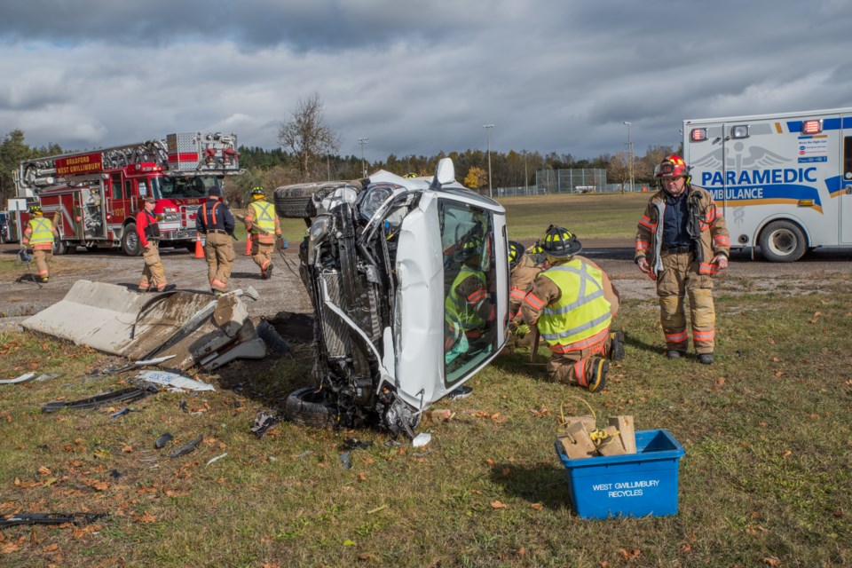 A 57-year-old Alliston man is charged with impaired driving following a single vehicle collision. Paul Novosad for BradfordToday