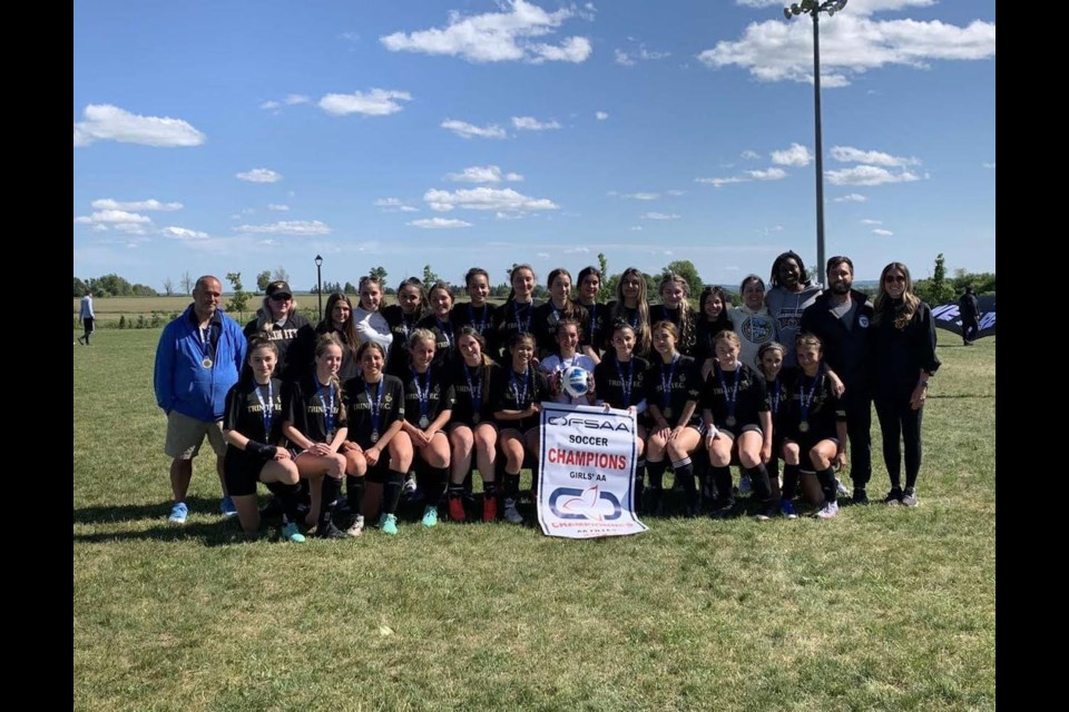 The Holy Trinity Tigers finished the season 21-0 on their way to winning OFSAA AA girls' soccer gold.