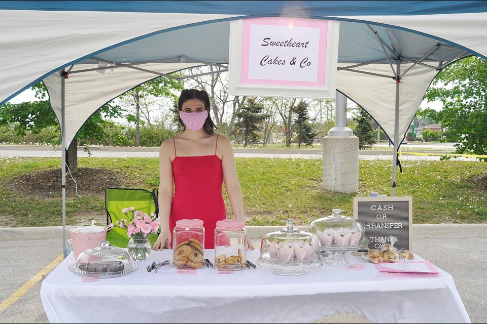 Alexa Paulos, the Bradford Farmers' Market new market manager