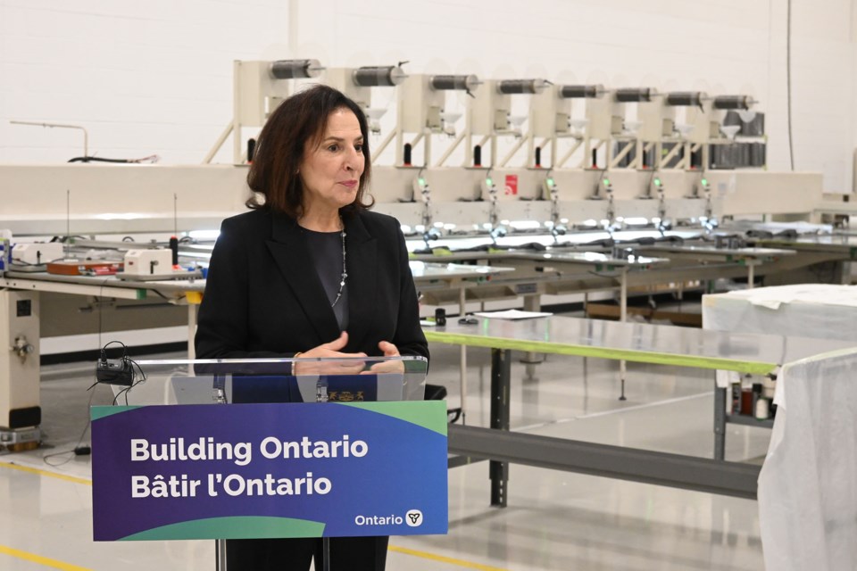 Effie Triantafilopoulos said that Ontario has created more manufacturing jobs than all U.S. states combined last year.