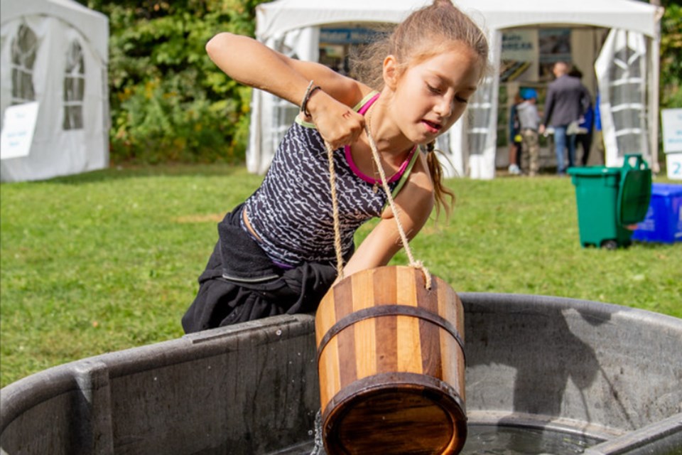 Students interacted with 60 different learning stations during this year's Halton Children's Water Festival at Kelso Conservation Area.