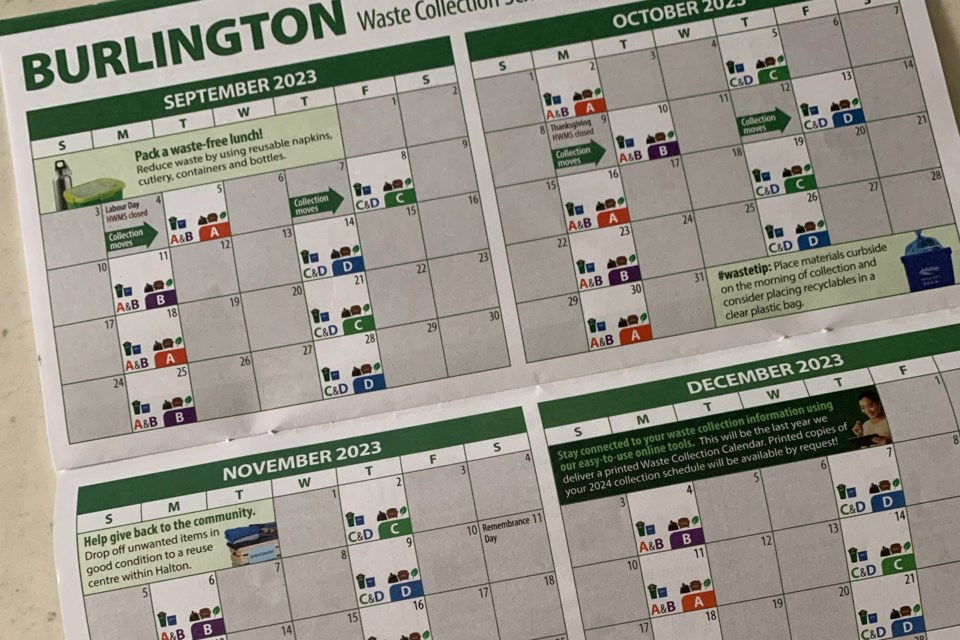 Going green Halton cuts paper version of waste collection calendar