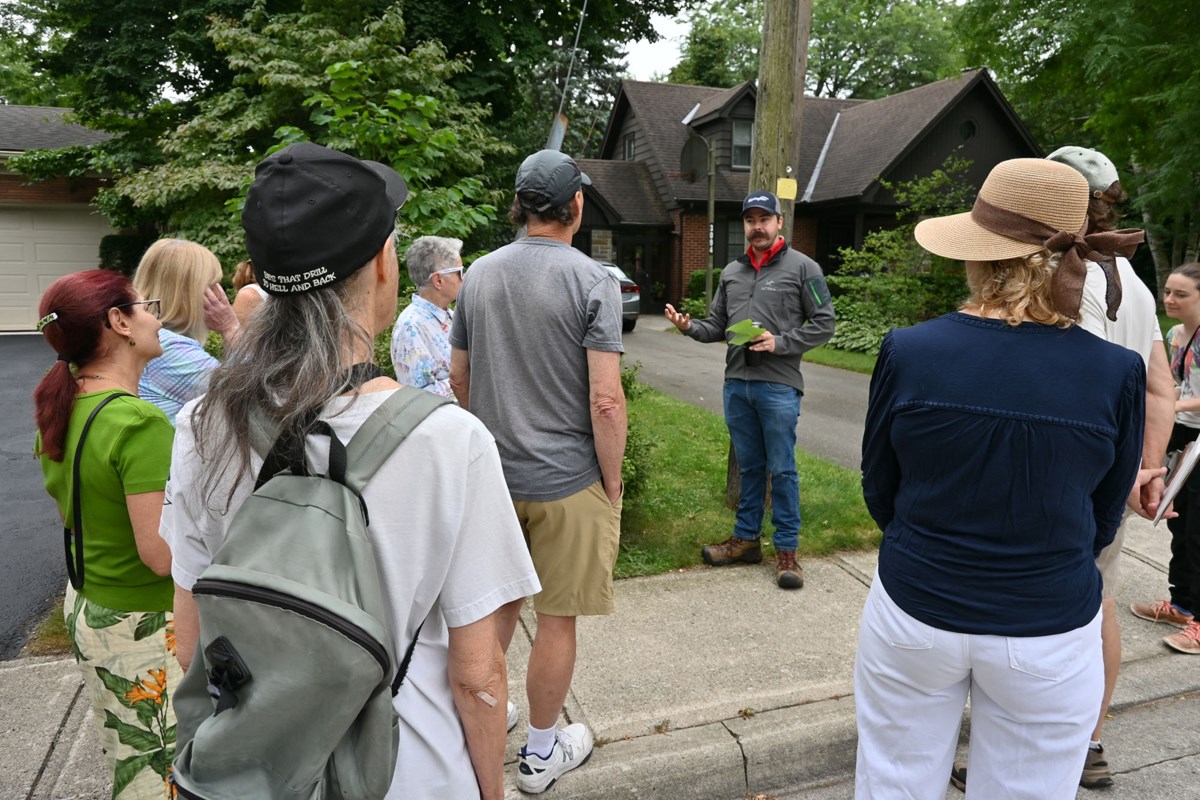 The Roseland Urban Forestry Walk educates residents about healthy tree planting and dangerous invasive species