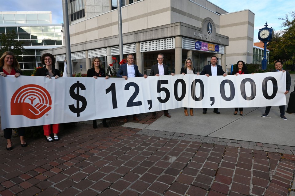 United Way Hamilton and Halton hopes to raise $12.5 million this year to match last year's record-breaking total.