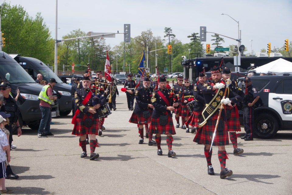 The Halton police band kicks off Halton Police Day 2023.