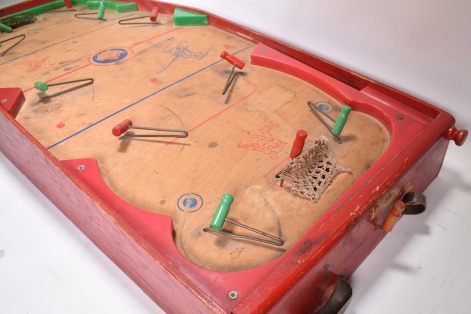 The hockey game created by Donald H. Munro of Burlington.