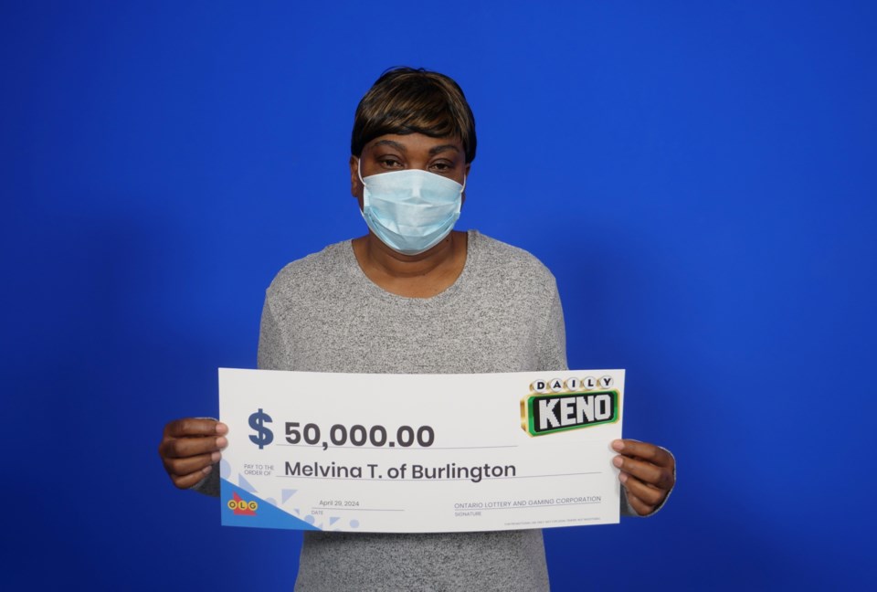 Burlington woman waits to share news of big lottery win - Burlington News