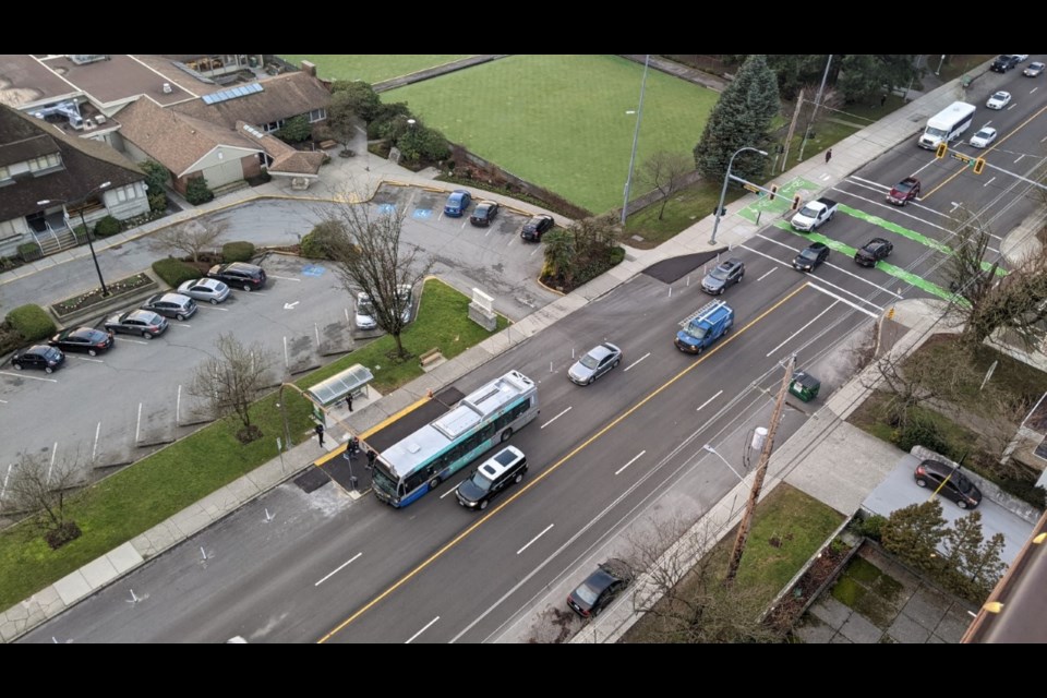 New changes to the roadway have gone into place on Eighth Street near Moody Park.