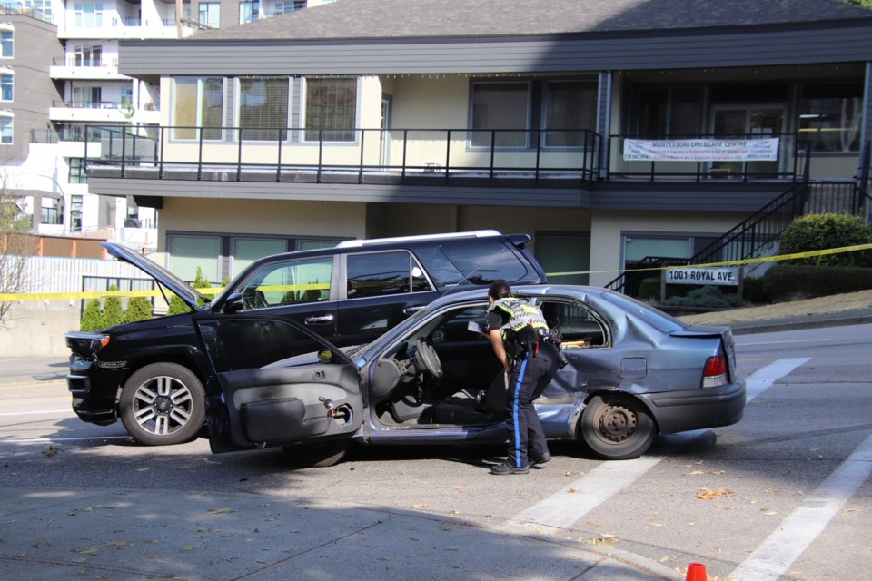 Investigation underway: New Westminster Police are investigating a crash.