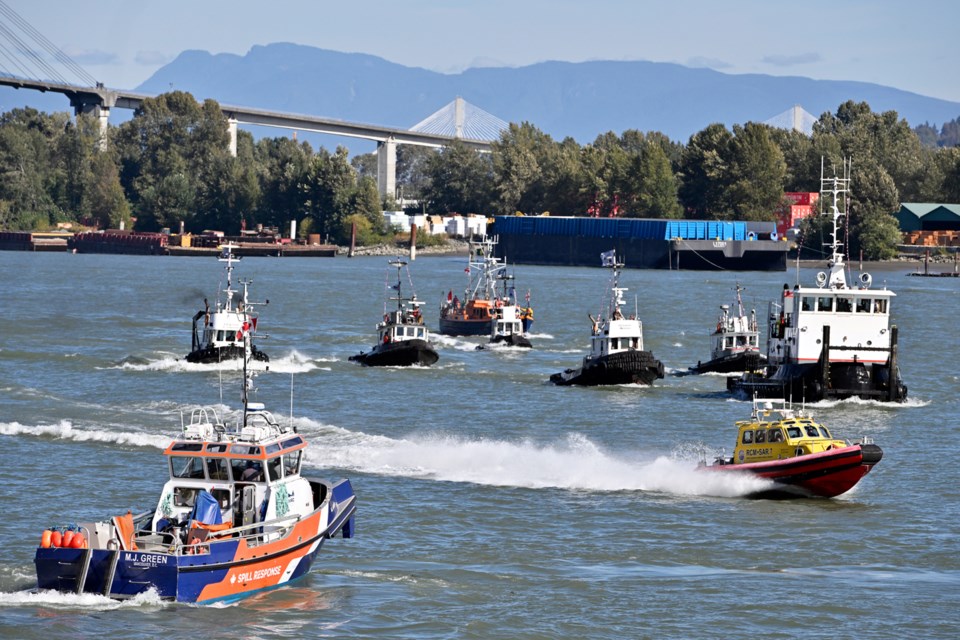 The Lucille Johnstone Workboat Parade is always a hit at RiverFest.