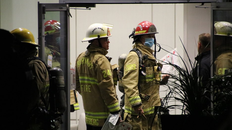 At around 11:30 p.m. last night, Burnaby firefighters responded to a highrise apartment building at 6680 Arcola St. for a CO detector going off in a suite.