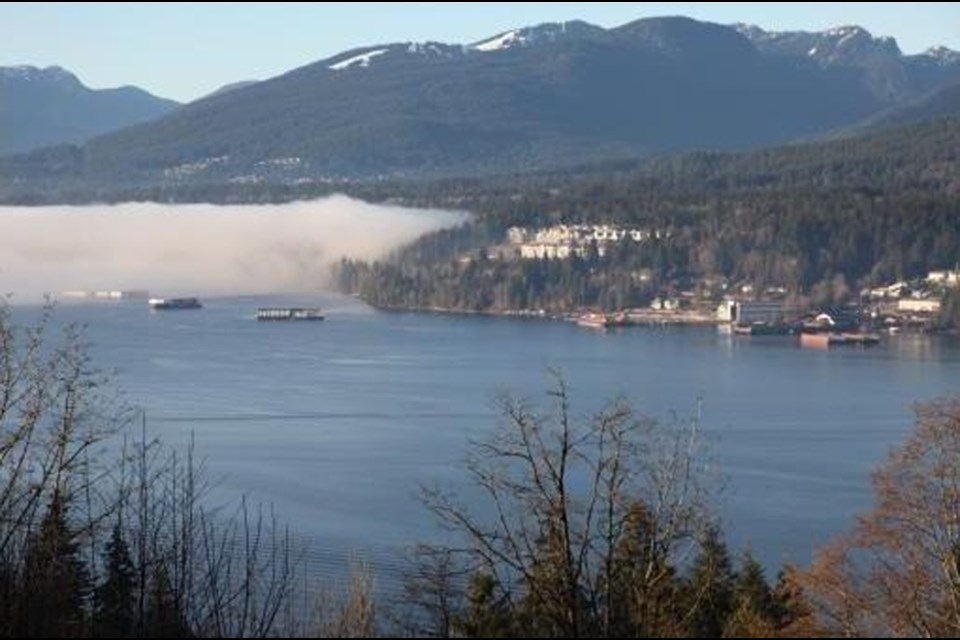 The view from Braeside Drive in Burnaby that is going for $8.4 million.