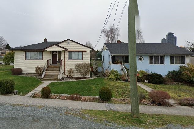 Two of the 10 houses that could end up being demolished to expand Williingdon Heights Park.