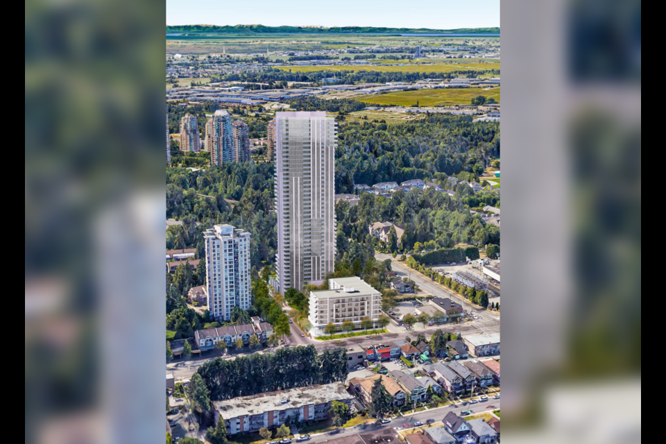 Burnaby has approved a 41-storey tower and six-storey rental building in Edmonds Town Centre.