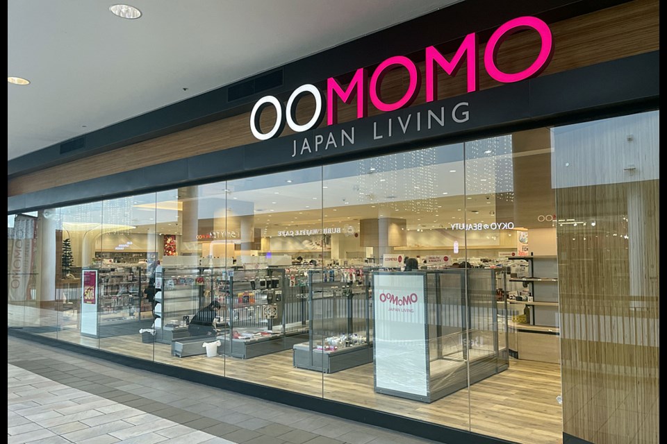 Oomomo Japan Living at City of Lougheed mall.