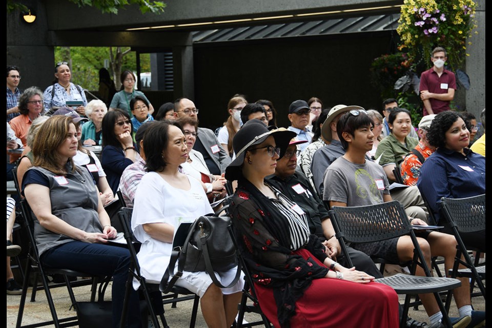 Community members and assembly members came out to celebrate the completion of the Burnaby Community Assembly's 24 recommendations for the city's new Official Community Plan.