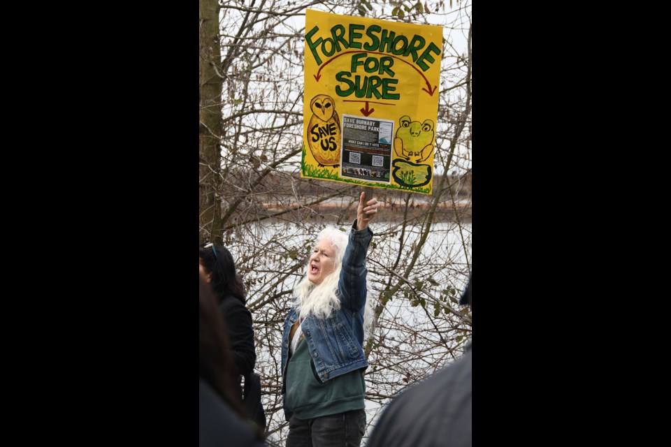 Protesters rally against removing Burnaby parkland: photos - Burnaby Now