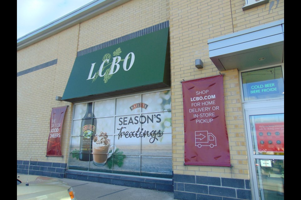 LCBO on Holiday Inn Drive was  was down to its last few Friday afternoon as the rapid tests were handed out to customers as they entered the store.                            