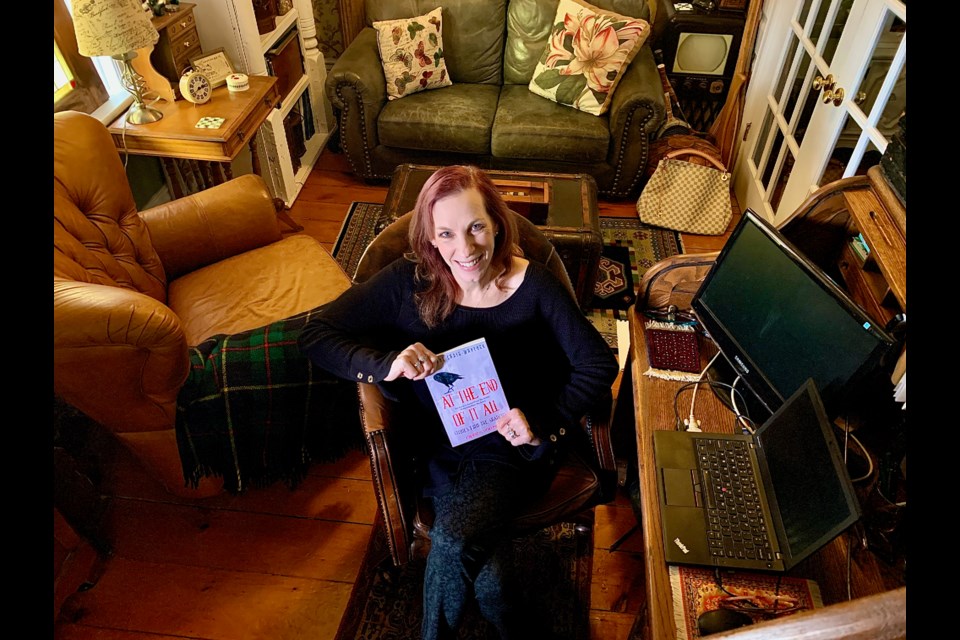 Award winning author and Cambridge native Suzanne Craig-Whytock in her home office in Drumbo