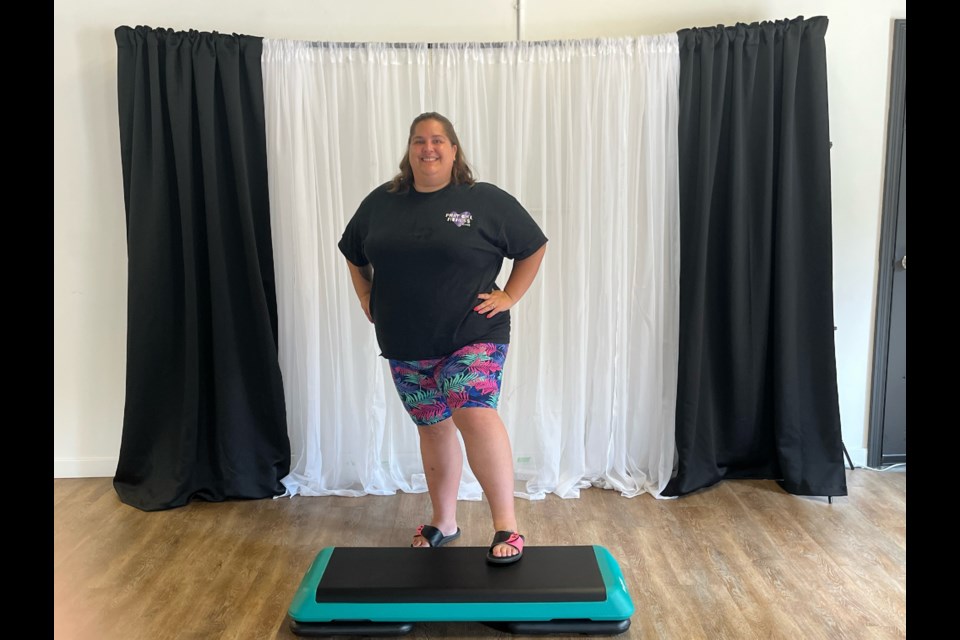 Theresa Barnes hopes to help others physical and mental wellbeing through Phat Girl Fitness and Fireside Haven Studio.