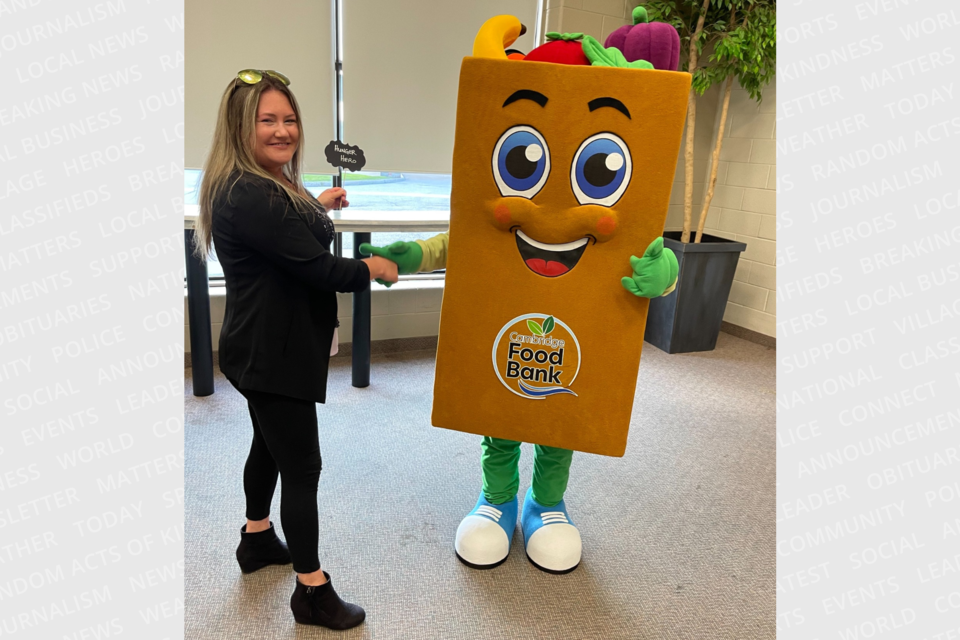 Cambridge Food Bank mascot gets its name - CambridgeToday.ca