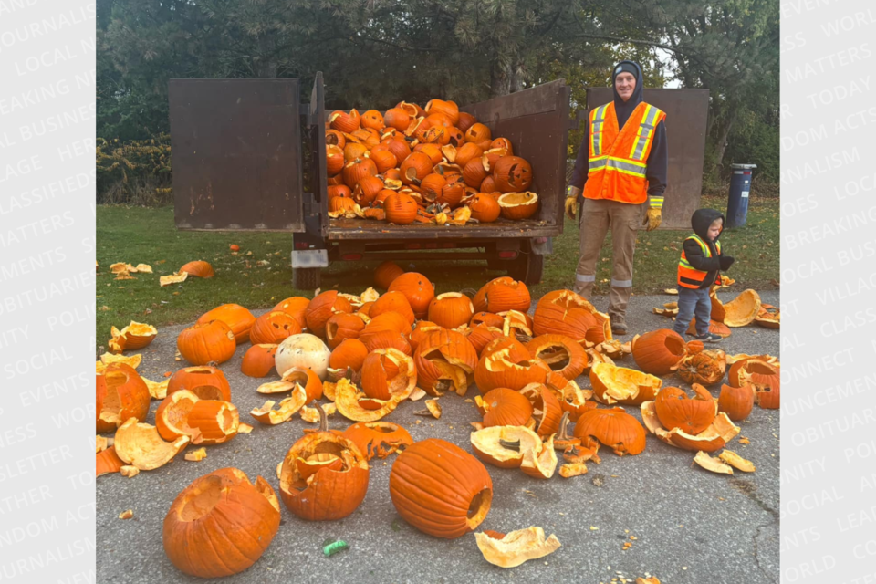 A neighbour discovered the damage on Saturday morning.