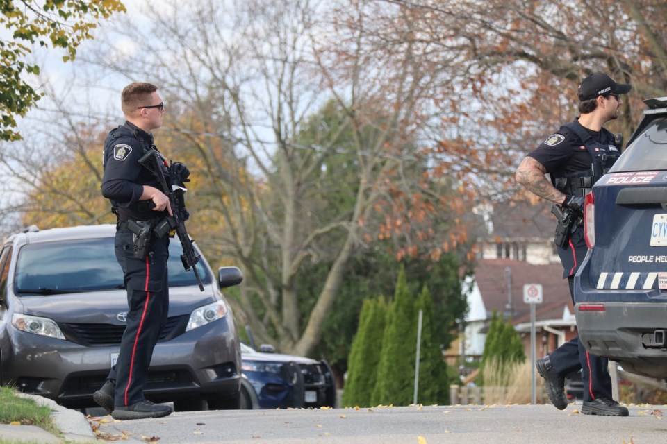 Police close off Mercer Road in Cambridge 