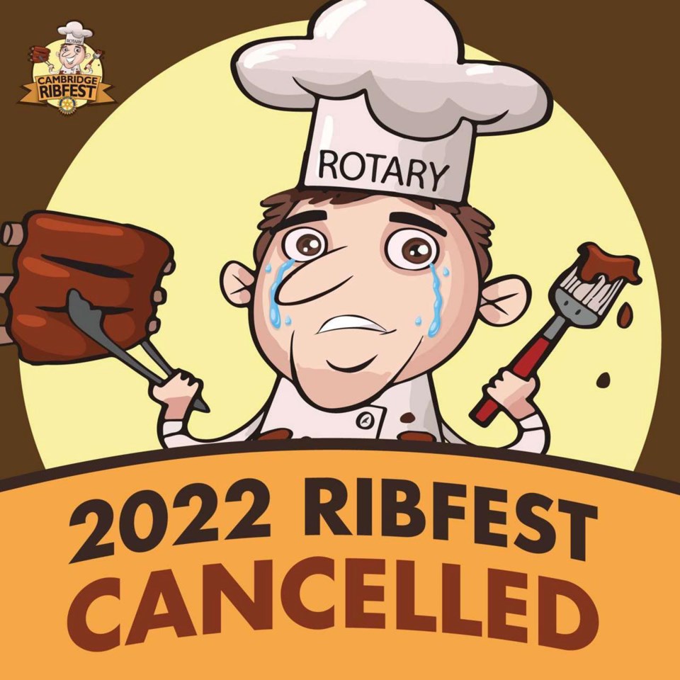 Cambridge Ribfest cancelled, Rotary Club eyeing 2023 return