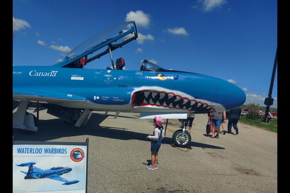 The Waterloo Warbird was a popular photo for the 'Girls Can Fly' event May 14, 2022.