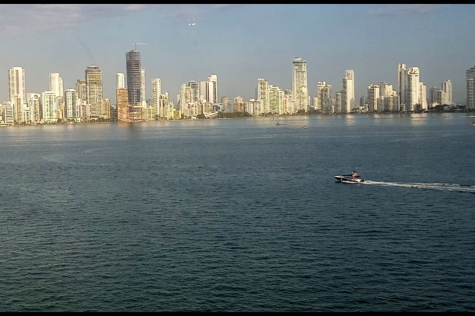 Cartagena Harbour in Columbia.