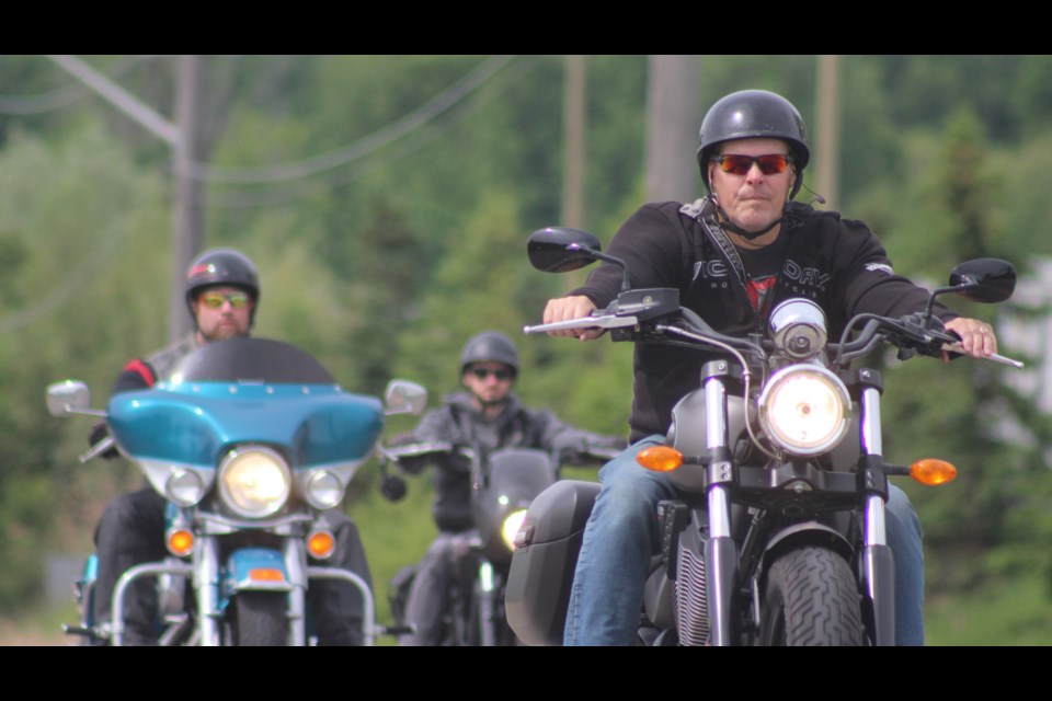 These bikers got your motor running and got out on the back roads near Guelph.