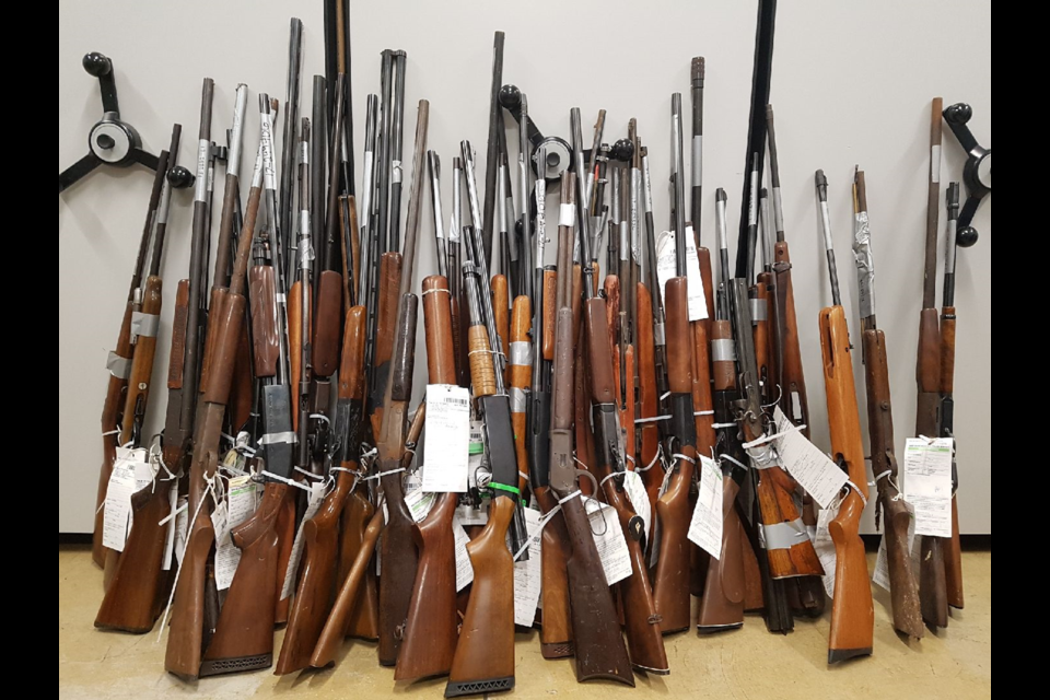 Weapons seized during previous amnesty programs.