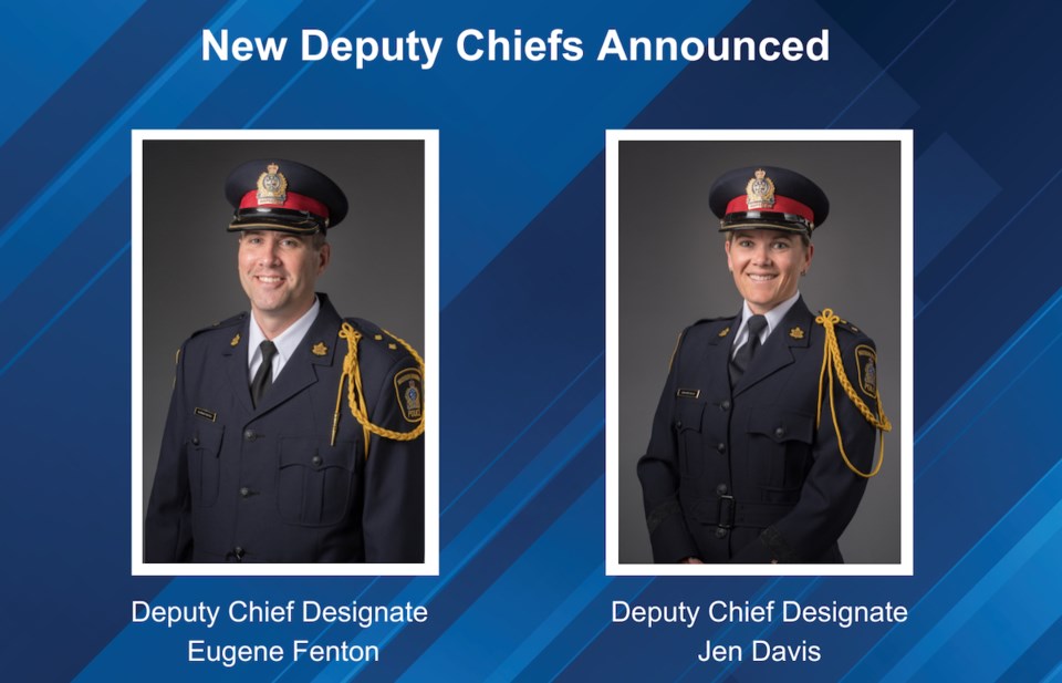 Police Board Announces Two New Deputy Chiefs - CambridgeToday.ca