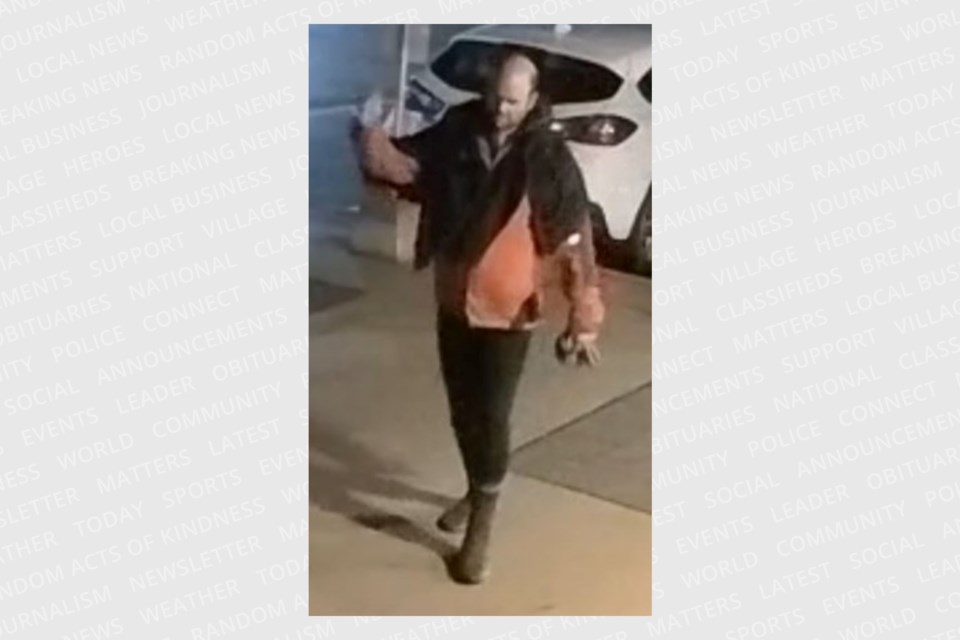 Police are looking for this suspect following a vehcile break-in on Nov. 20, 2024 in Kitchener. 